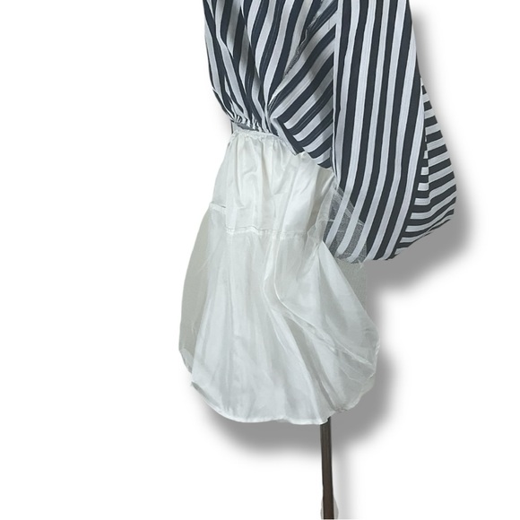 Anthropologie High Seas Skirt by Maeve Sz XS Blue and White Stripes NWT - Picture 10 of 16